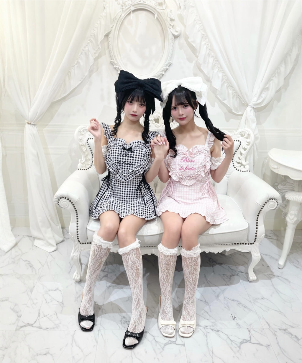 Ank Rouge ハートエプロン水着