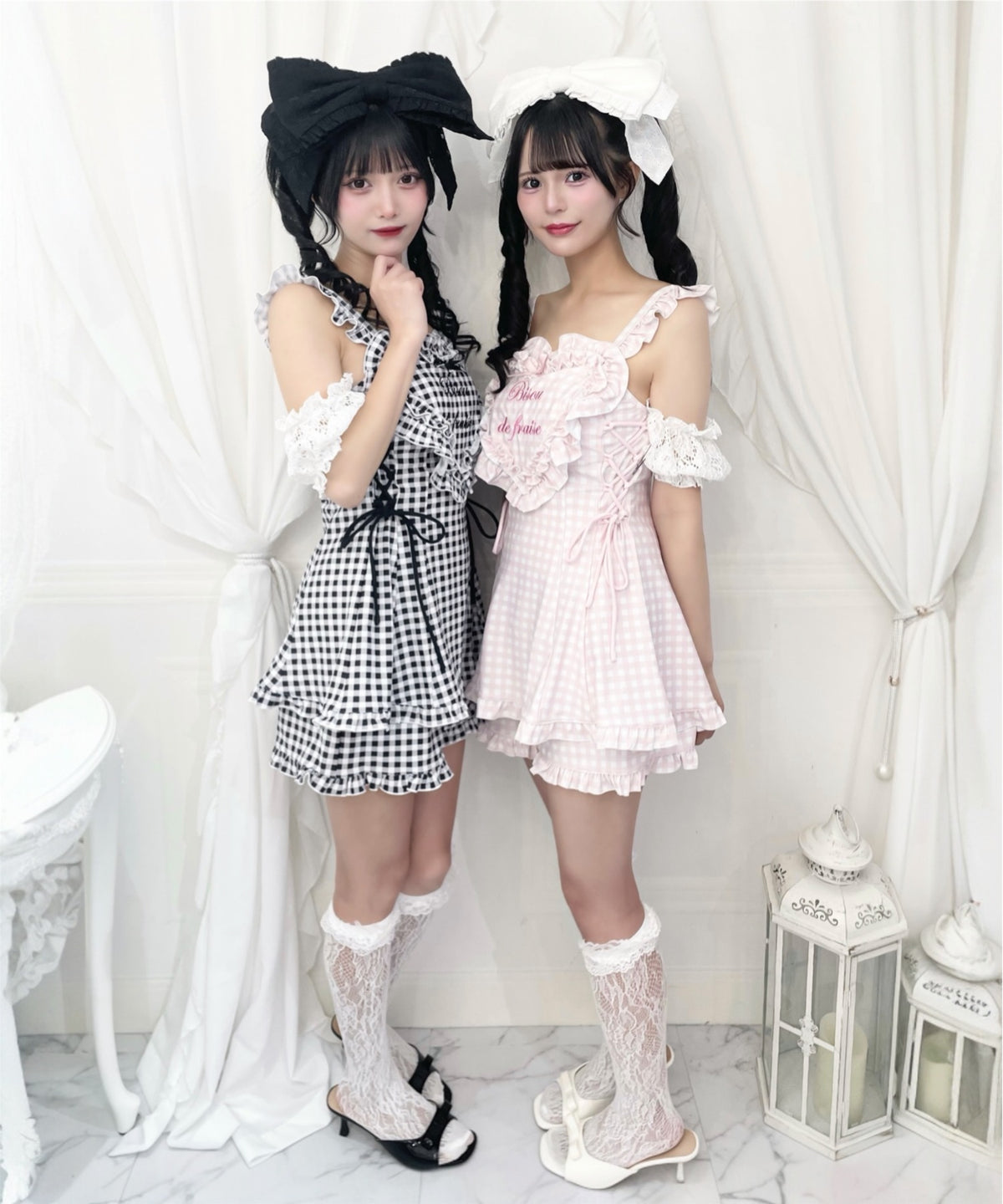 Ank Rouge ハートエプロン水着