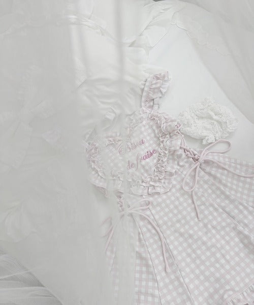 Ank Rouge ハートエプロン水着