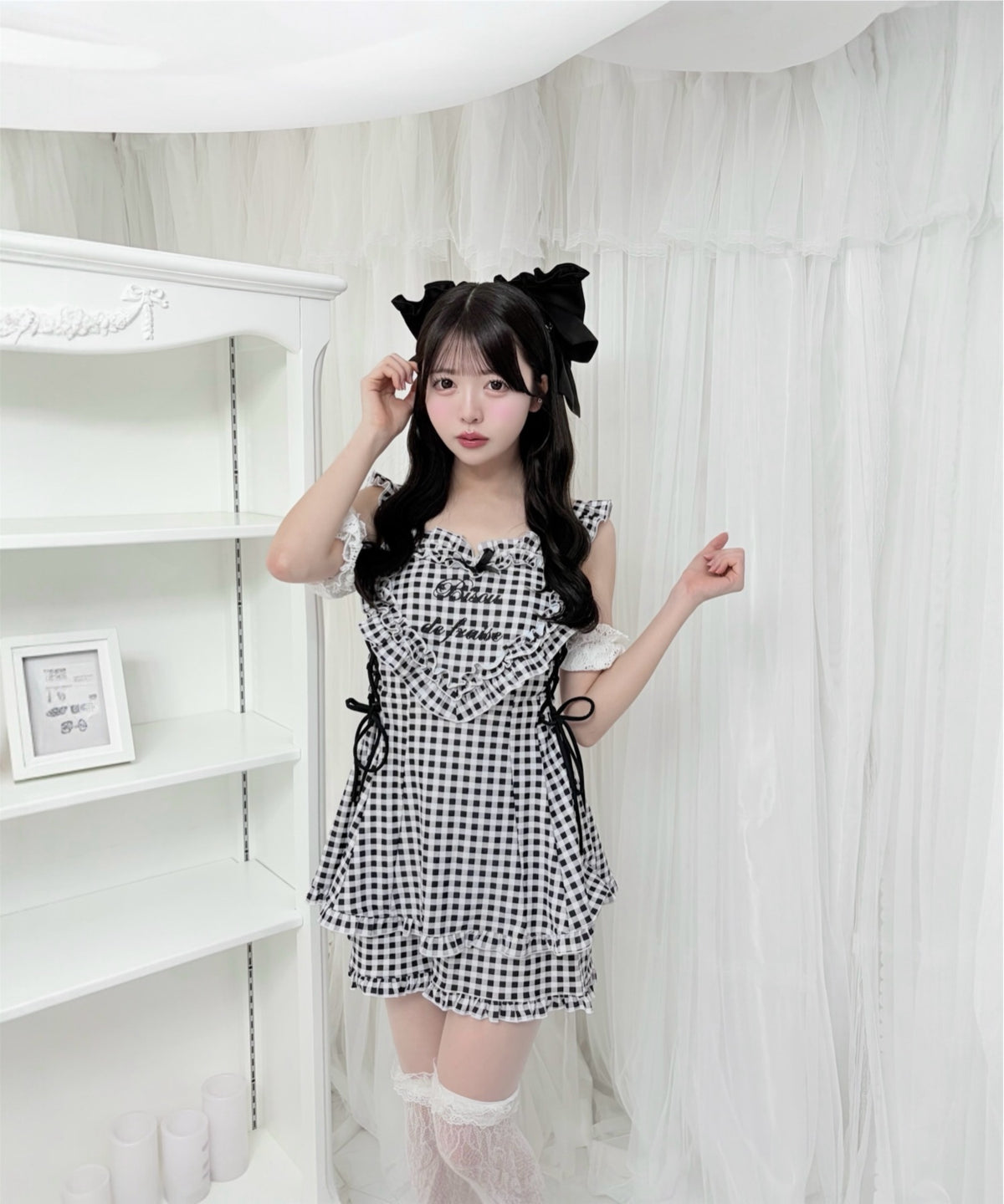 Ank Rouge ハートエプロン水着