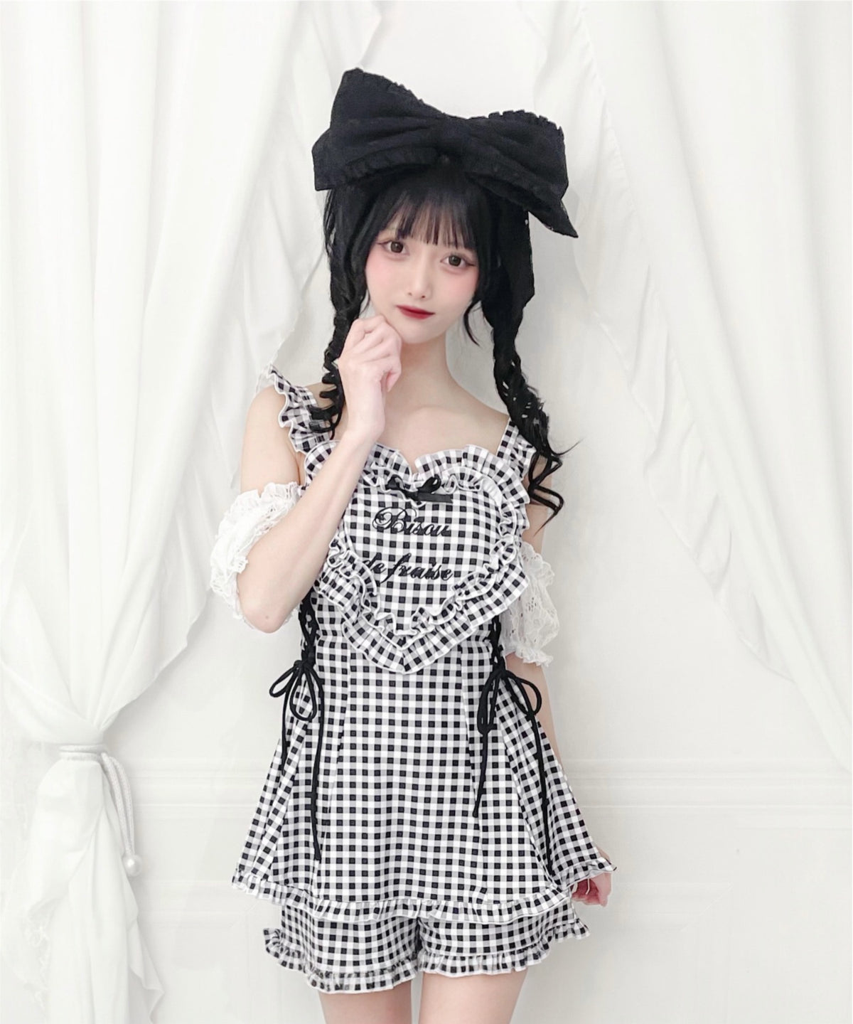 Ank Rouge ハートエプロン水着