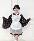 Jamieエーエヌケー 【ワンピースタイプ】ハートエプロンゴシック苺浴衣ドレス