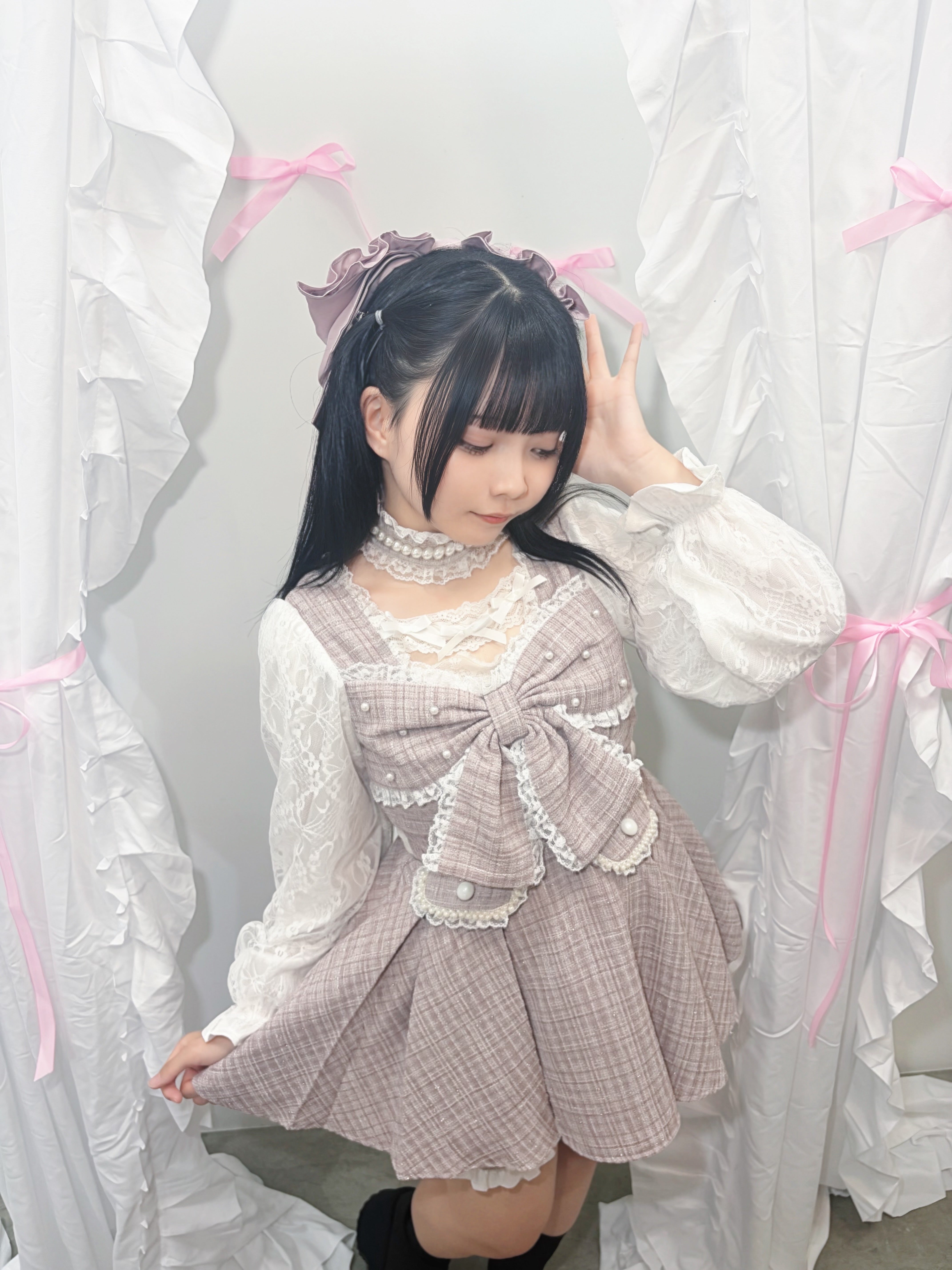 Ank Rouge キラキラツイードお嬢さまセットアップ – Ailand