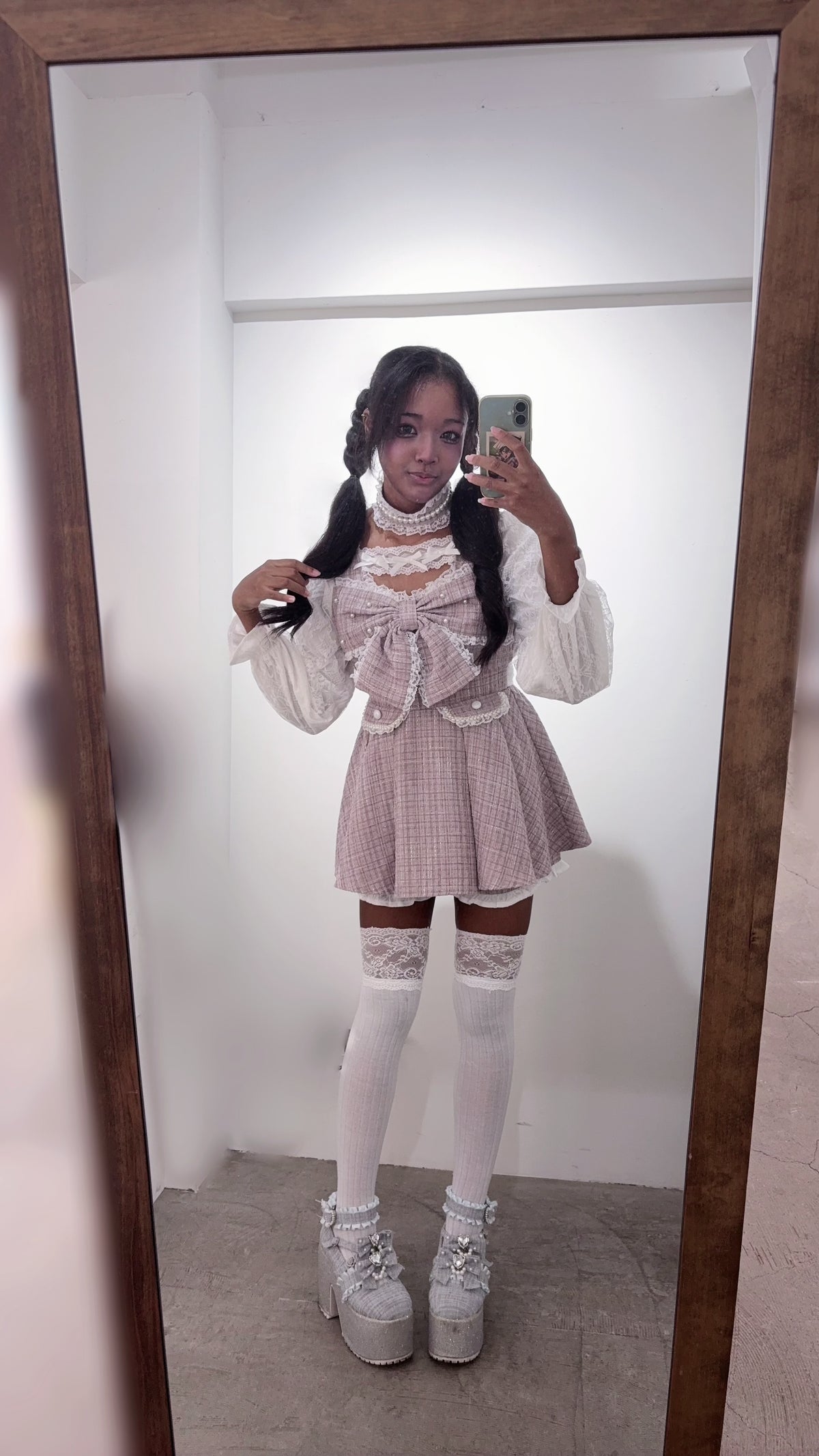 Ank Rouge Glitter Tweed Lady Setup