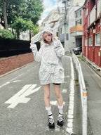 【予約商品】Ank Rouge ハートウサギのBIGパーカー