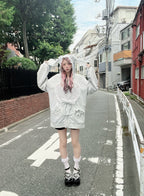 【予約商品】Ank Rouge ハートウサギのBIGパーカー
