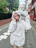 【予約商品】Ank Rouge ハートウサギのBIGパーカー