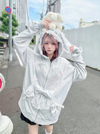 【予約商品】Ank Rouge ハートウサギのBIGパーカー