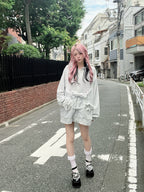 【予約商品】Ank Rouge ハートウサギのBIGパーカー