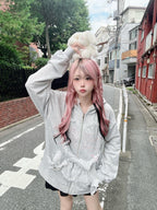 【予約商品】Ank Rouge ハートウサギのBIGパーカー