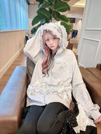 【予約商品】Ank Rouge ハートウサギのBIGパーカー
