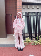 【予約商品】Ank Rouge ハートウサギのBIGパーカー