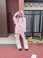 【予約商品】Ank Rouge ハートウサギのBIGパーカー