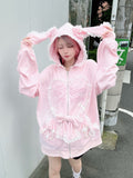 【予約商品】Ank Rouge ハートウサギのBIGパーカー