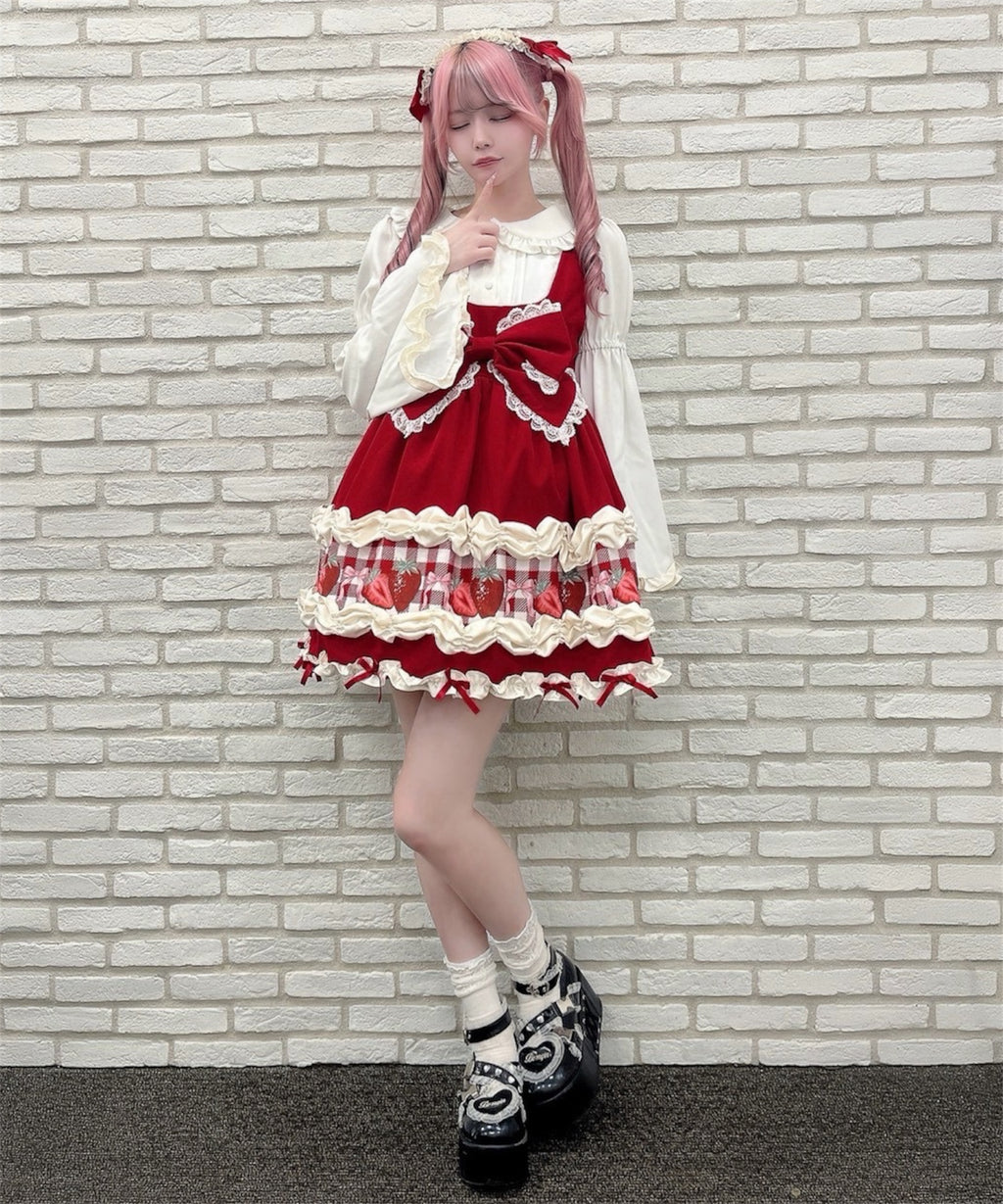 Ank Rouge【再販予約商品】ショートケーキの夢ワンピース