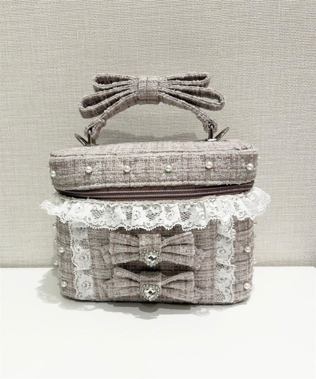 【予約商品】　Ank Rouge　キラキラツイードバニティバック