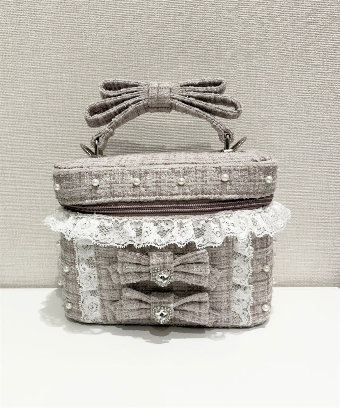 【予約商品】　Ank Rouge　キラキラツイードバニティバック