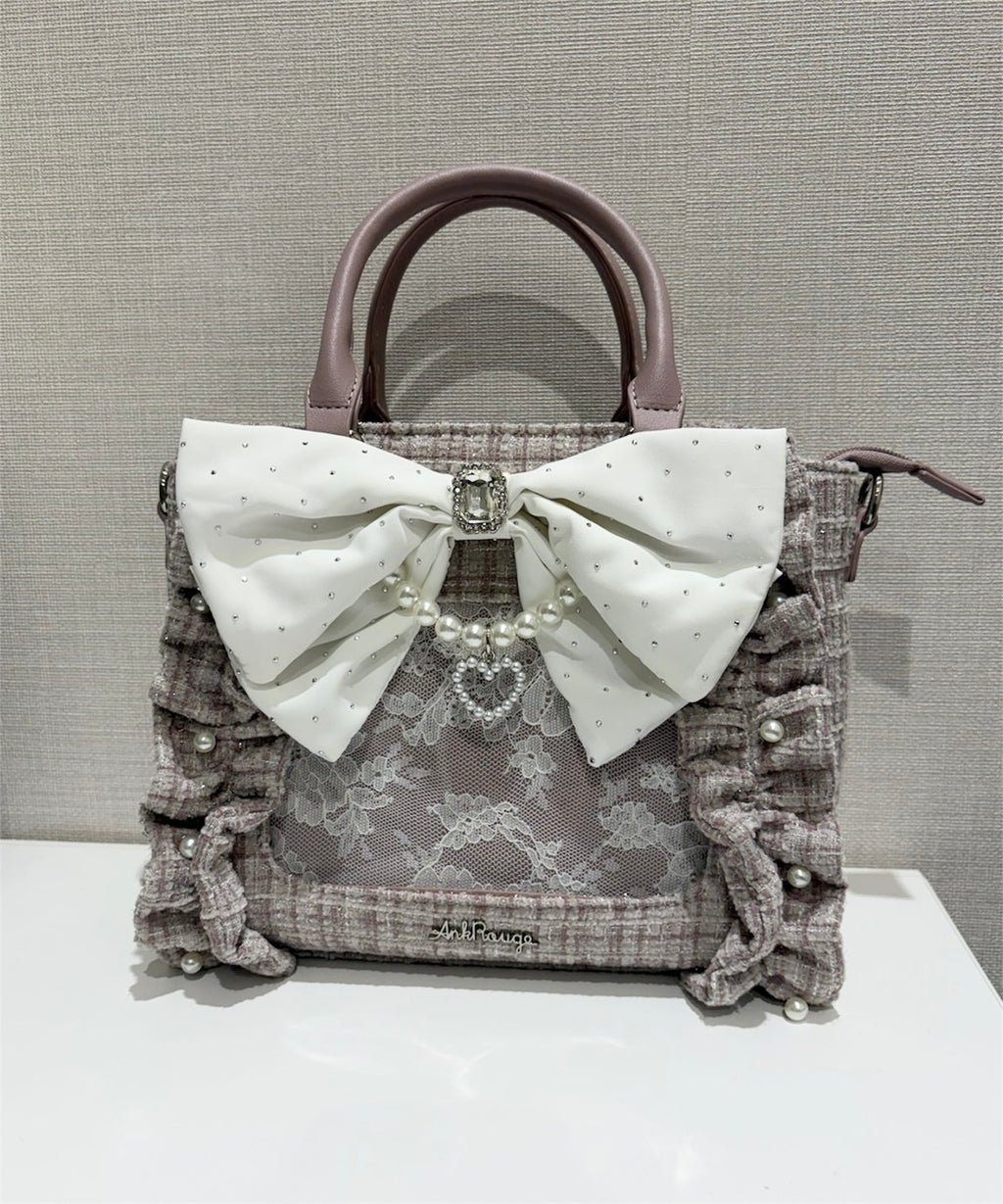 【予約商品】　Ank Rouge　キラキラツイードリボン痛バ