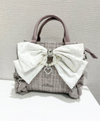 【予約商品】　Ank Rouge キラキラツイードリボンBAG