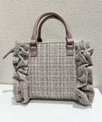 【予約商品】　Ank Rouge キラキラツイードリボンBAG