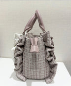 【予約商品】　Ank Rouge キラキラツイードリボンBAG