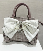 【予約商品】　Ank Rouge キラキラツイードリボンBAG