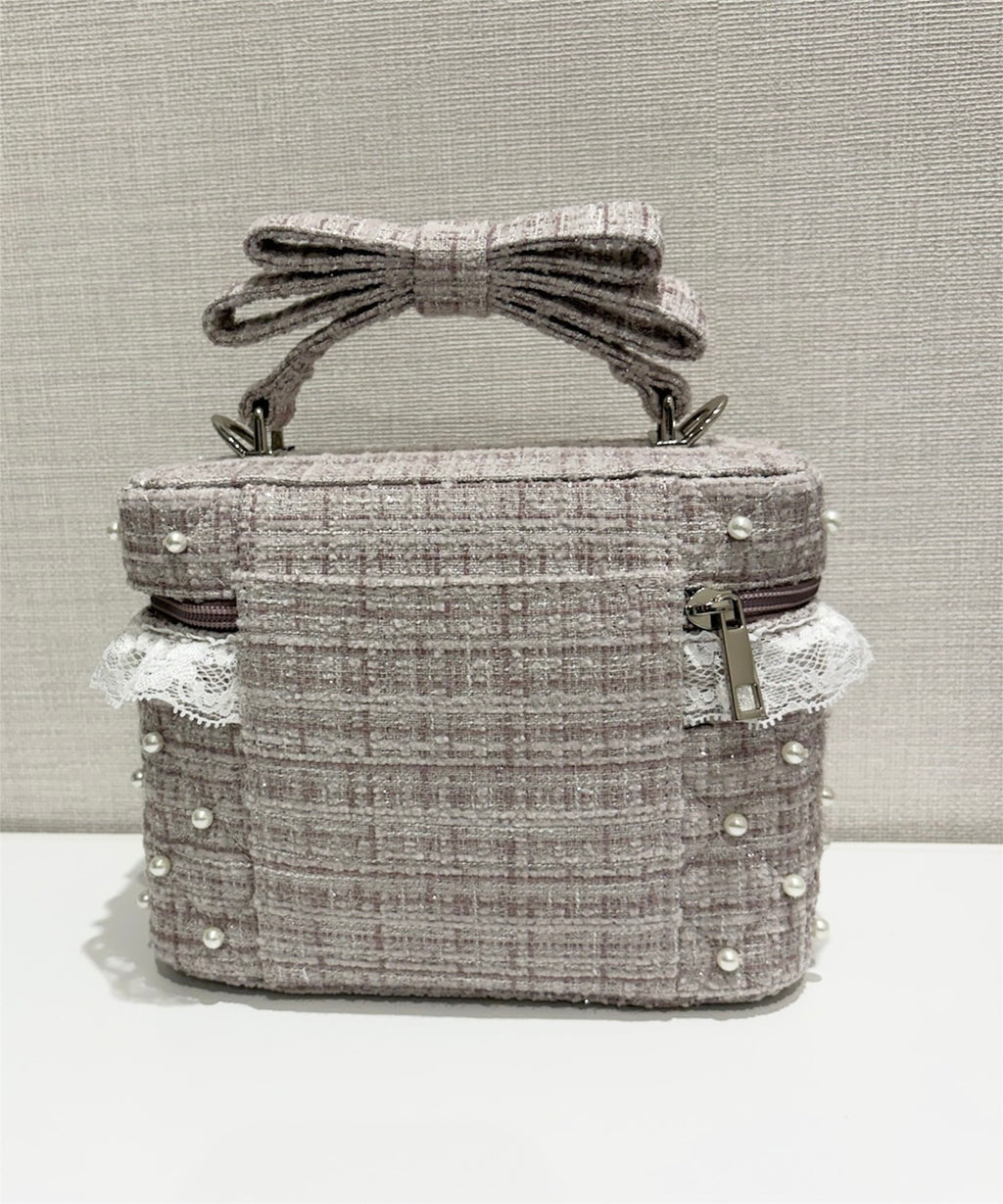 【予約商品】　Ank Rouge　キラキラツイードバニティバック