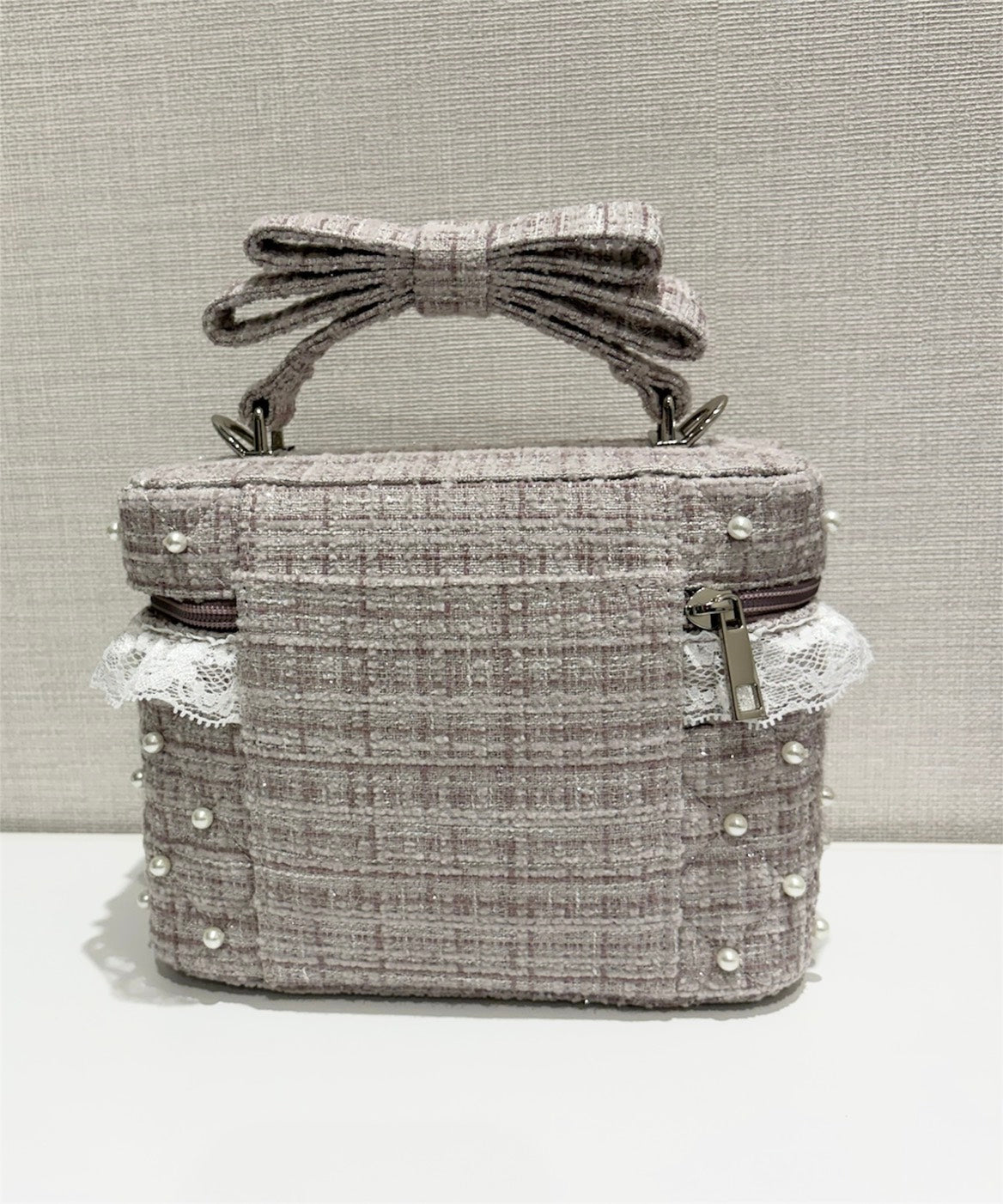 【予約商品】　Ank Rouge　キラキラツイードバニティバック