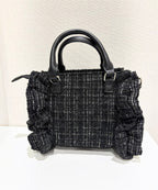 【予約商品】　Ank Rouge キラキラツイードリボンBAG