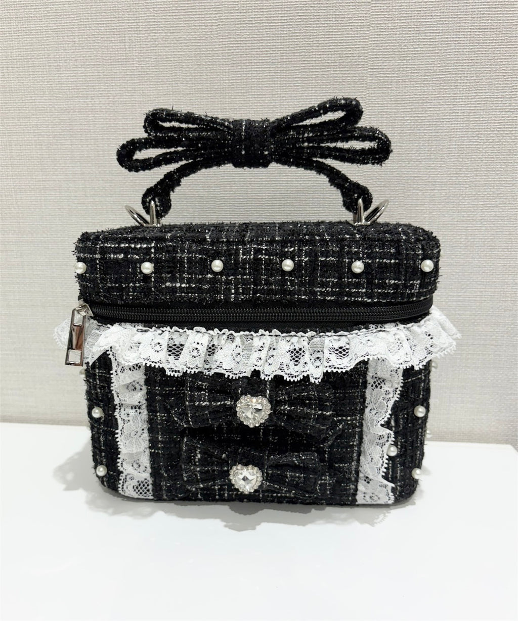 【予約商品】　Ank Rouge　キラキラツイードバニティバック