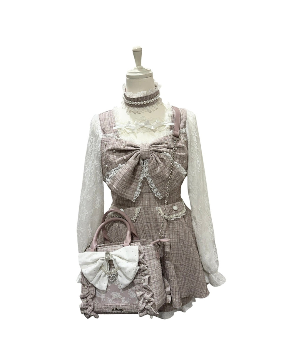 【予約商品】　Ank Rouge　キラキラツイードリボン痛バ