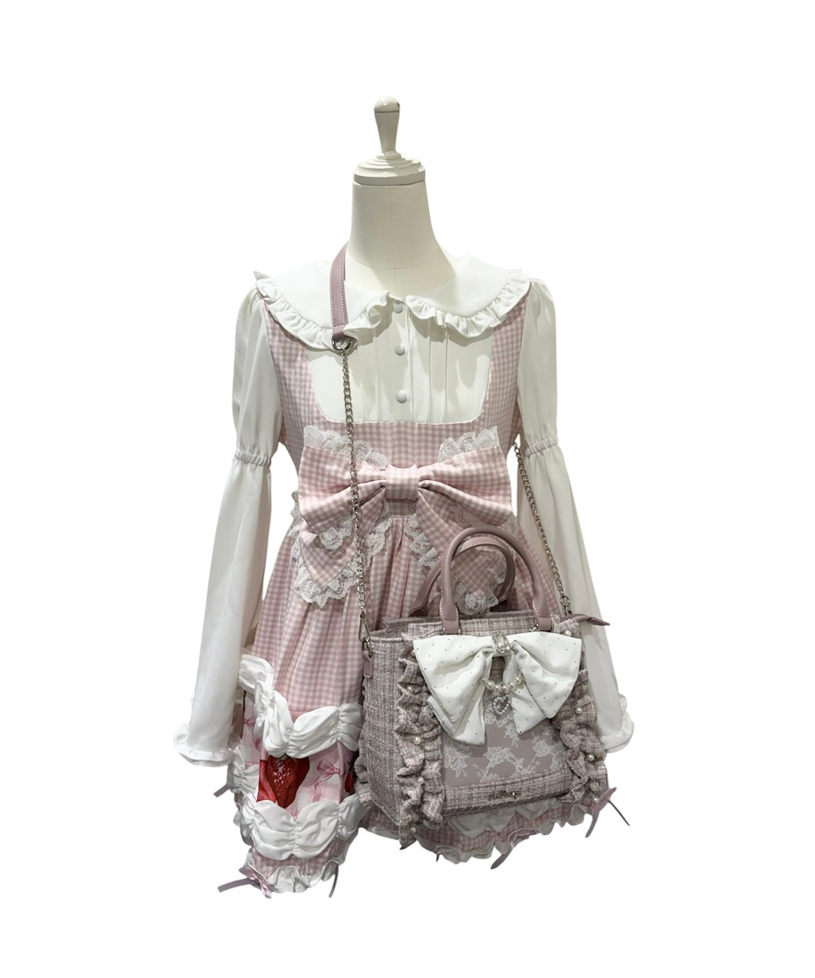 【予約商品】　Ank Rouge　キラキラツイードリボン痛バ