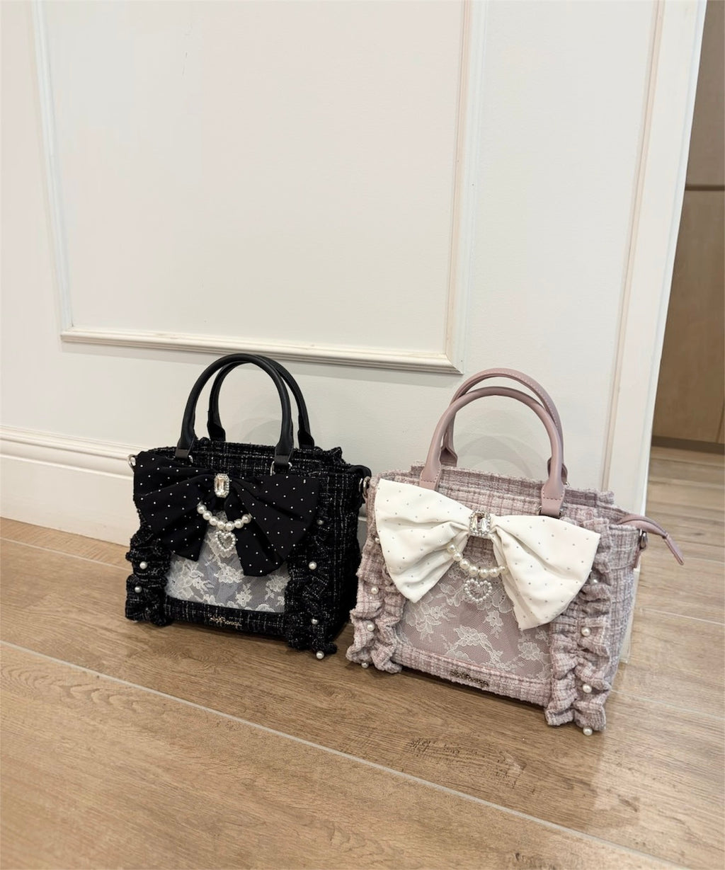 【予約商品】　Ank Rouge　キラキラツイードリボン痛バ