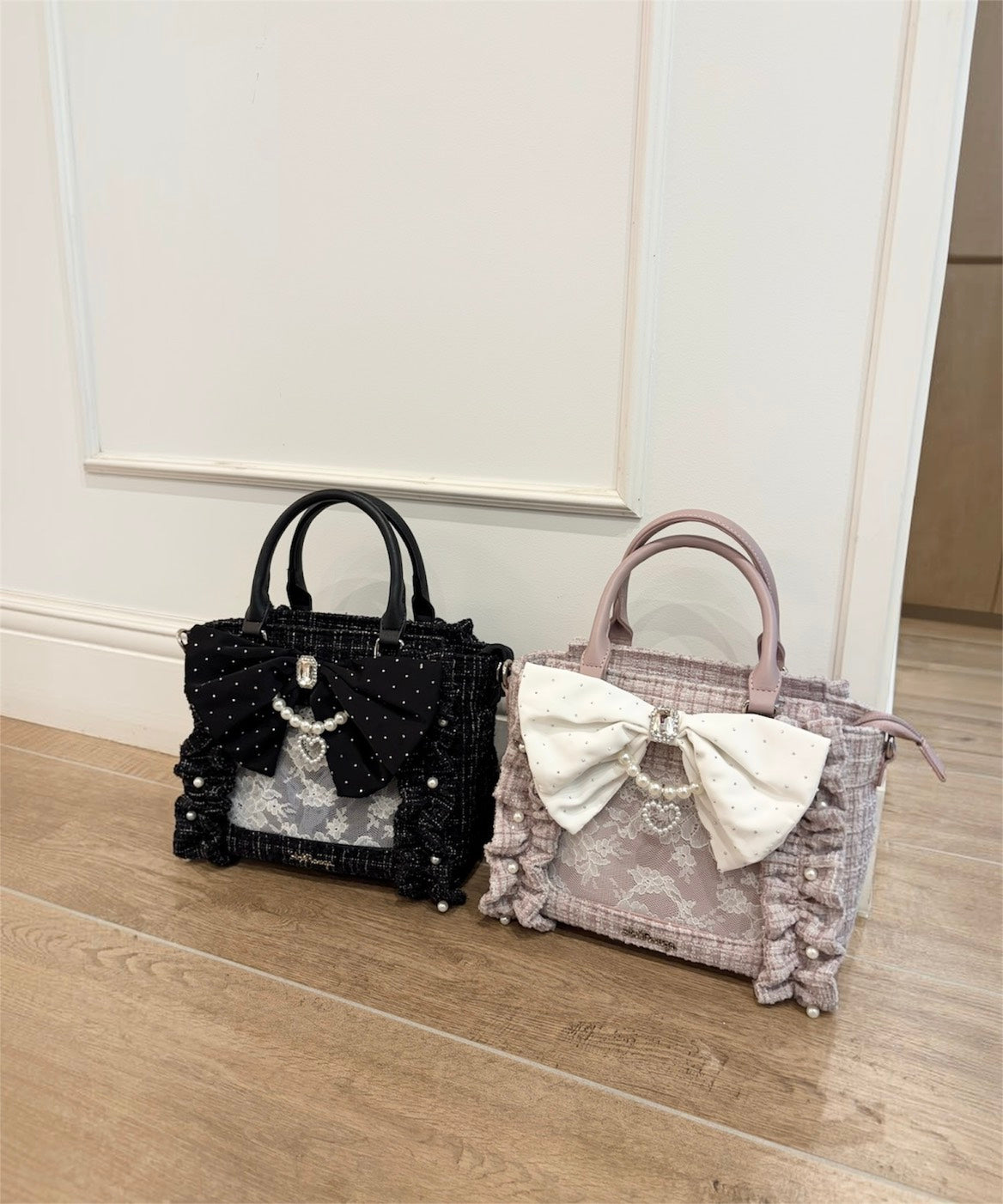 【予約商品】　Ank Rouge　キラキラツイードリボン痛バ