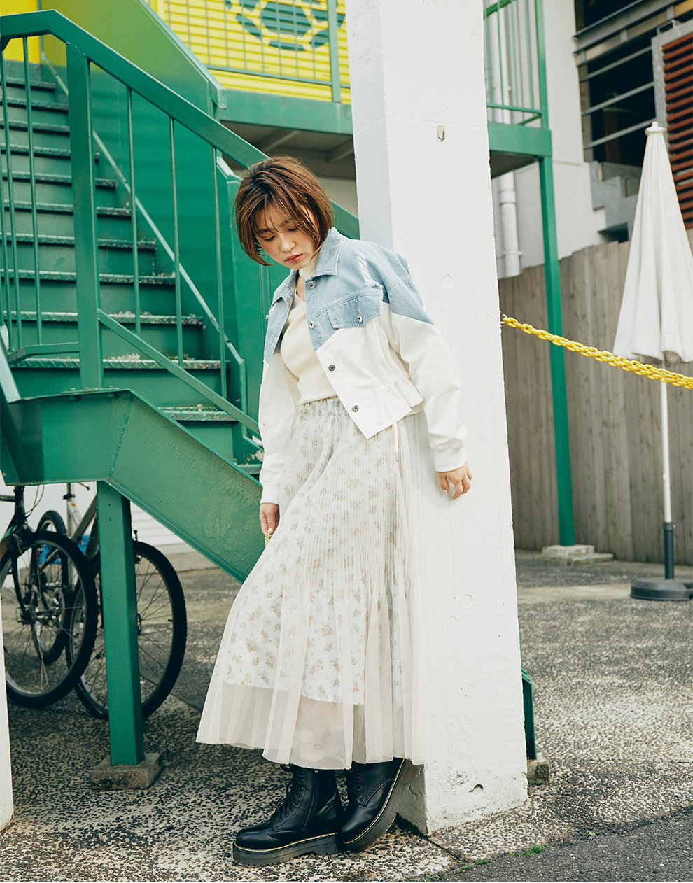 【#Springouter】アウターを変えて春気分
