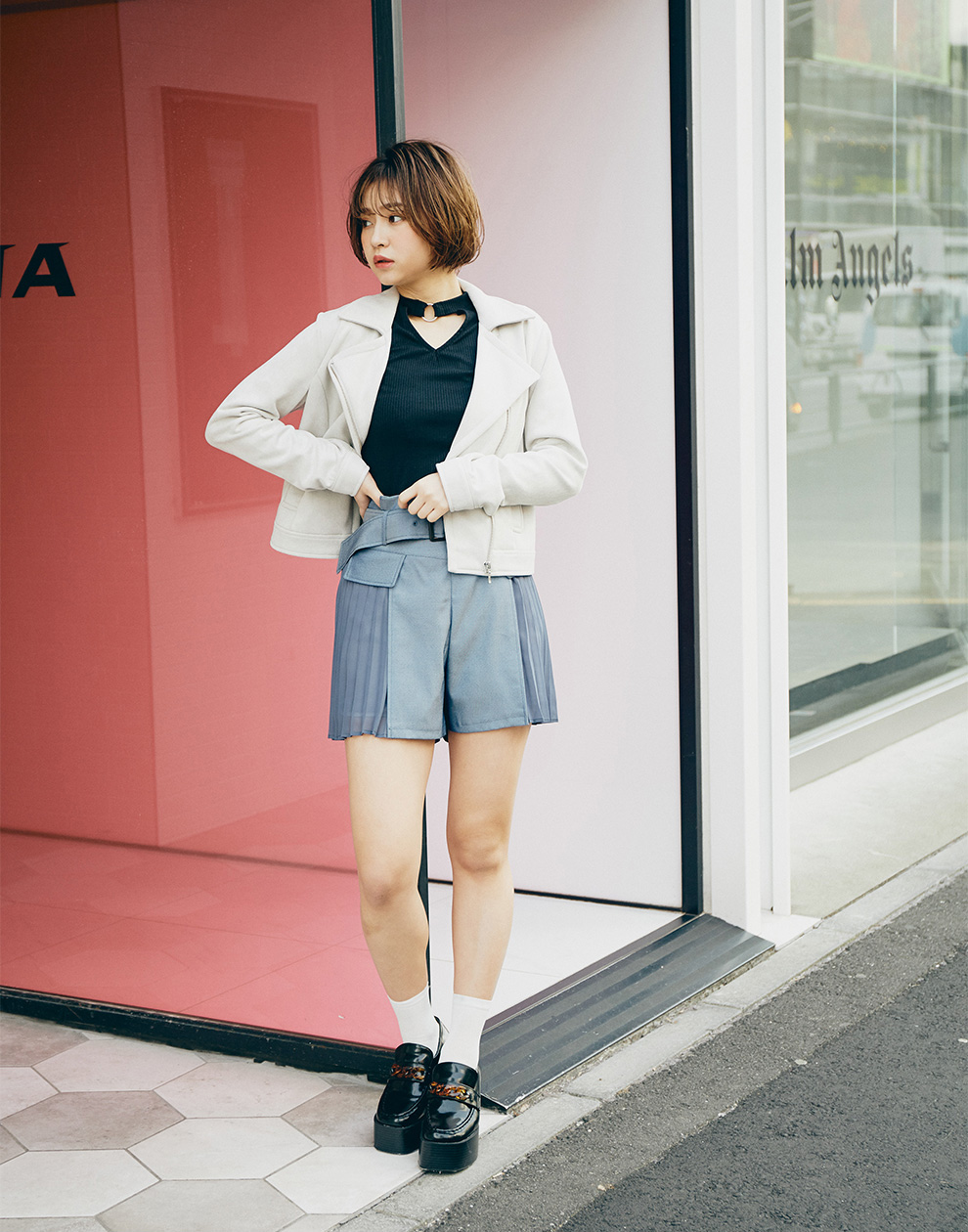 【#Springouter】アウターを変えて春気分