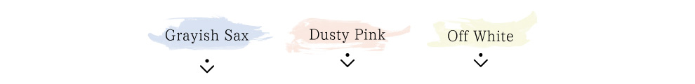 Grayish Sax/Dusty Pink/Off White